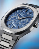 Buy Shop D1 Milano Ultra Thin Olympic Blue Dial Silver Steel Strap Watch for Men - D1-UTBJ35 USA Online