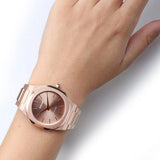 Buy Shop D1 Milano Ultra Thin Rose Gold Dial Rose Gold Steel Strap Watch for Women - D1-UTBL04 USA Online