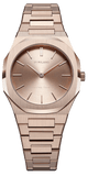 Buy Shop D1 Milano Ultra Thin Rose Gold Dial Rose Gold Steel Strap Watch for Women - D1-UTBL04 USA Online