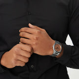 Buy Shop D1 Milano Ultra Thin Salmon Pink Dial Silver Steel Strap Watch for Men - D1-UTBJ26 USA Online