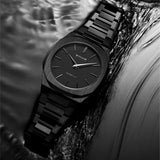 Buy Shop D1 Milano Ultra Thin Shadow Black Dial Black Steel Strap Watch for Men - D1-UTBJSH USA Online