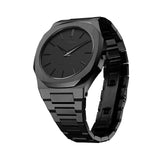 Buy Shop D1 Milano Ultra Thin Shadow Black Dial Black Steel Strap Watch for Men - D1-UTBJSH USA Online
