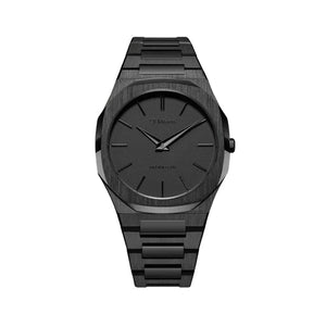 Buy Shop D1 Milano Ultra Thin Shadow Black Dial Black Steel Strap Watch for Men - D1-UTBJSH USA Online