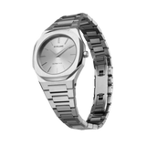 Buy Shop D1 Milano Ultra Thin Silver Dial Silver Steel Strap Watch for Women - D1-UTBL30 USA Online