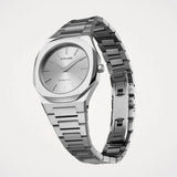 Buy Shop D1 Milano Ultra Thin Silver Dial Silver Steel Strap Watch for Women - D1-UTBL30 USA Online
