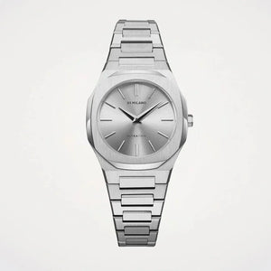 Buy Shop D1 Milano Ultra Thin Silver Dial Silver Steel Strap Watch for Women - D1-UTBL30 USA Online