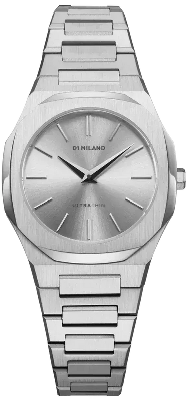 Buy Shop D1 Milano Ultra Thin Silver Dial Silver Steel Strap Watch for Women - D1-UTBL30 USA Online