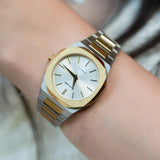 Buy Shop D1 Milano Ultra Thin Silver Dial Two Tone Steel Strap Watch for Women - D1-UTBL34 USA Online