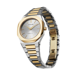 Buy Shop D1 Milano Ultra Thin Silver Dial Two Tone Steel Strap Watch for Women - D1-UTBL34 USA Online