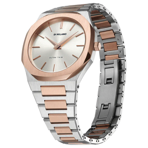 Buy Shop D1 Milano Ultra Thin Silver Dial Two Tone Strap Watch for Women - D1-UTBJ01 USA Online