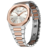 Buy Shop D1 Milano Ultra Thin Silver Dial Two Tone Strap Watch for Women - D1-UTBJ01 USA Online