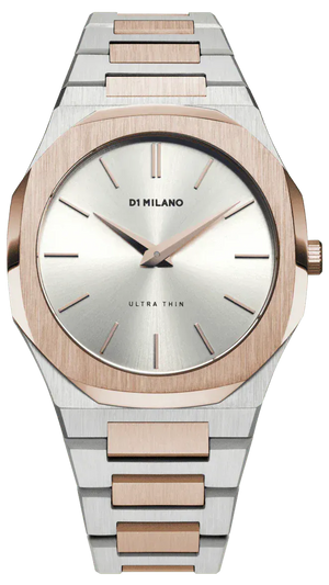 Buy Shop D1 Milano Ultra Thin Silver Dial Two Tone Strap Watch for Women - D1-UTBJ01 USA Online