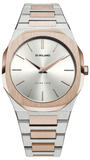 Buy Shop D1 Milano Ultra Thin Silver Dial Two Tone Strap Watch for Women - D1-UTBJ01 USA Online