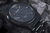 Buy Shop D1 Milano Ultra Thin Two Tone Black Steel Strap Watch for Men - D1-UTBJ31 USA Online