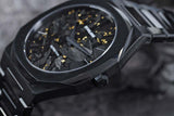 Buy Shop D1 Milano Ultra Thin Two Tone Black Steel Strap Watch for Men - D1-UTBJ31 USA Online