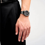 Buy Shop D1 Milano Ultra Thin Two Tone Black Steel Strap Watch for Men - D1-UTBJ31 USA Online