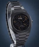 Buy Shop D1 Milano Ultra Thin Two Tone Black Steel Strap Watch for Men - D1-UTBJ31 USA Online