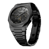 Buy Shop D1 Milano Ultra Thin Two Tone Black Steel Strap Watch for Men - D1-UTBJ31 USA Online