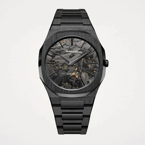 Buy Shop D1 Milano Ultra Thin Two Tone Black Steel Strap Watch for Men - D1-UTBJ31 USA Online