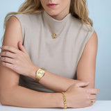 Buy Shop D1 Milano Ultra Thin Zephyr Gold Dial Gold Steel Strap Watch for Women - D1-UTBL31 USA Online