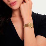 Buy Shop D1 Milano Ultra Thin Zephyr Gold Dial Gold Steel Strap Watch for Women - D1-UTBL31 USA Online