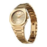 Buy Shop D1 Milano Ultra Thin Zephyr Gold Dial Gold Steel Strap Watch for Women - D1-UTBL31 USA Online