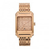 Buy Shop Burberry Nova Check Quartz Rose Gold Dial Rose Gold Steel Strap Watch for Women - BU1578 USA Online