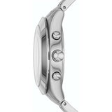 Buy Shop Marc Jacobs Peeker Chronograph Silver Dial Silver Steel Strap Watch for Women - MBM3371 USA Online