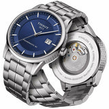 Buy Shop Tissot Luxury Powermatic 80 Blue Dial Silver Steel Strap Watch For Men - T086.407.11.041.00 USA Online