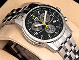 Buy Shop Tissot T Sport PRC200 Chronograph Black Dial Silver Steel Strap Watch for Men - T17.1.586.52 USA Online