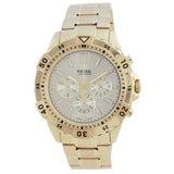Buy Shop Fossil Garrett Chronograph Gold Dial Gold Steel Strap Watch for Men - FS5772 USA Online