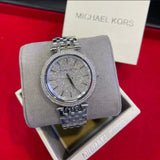 Buy Shop Michael Kors Darci Silver Dial Silver Steel Strap Watch for Women - MK3404 USA Online
