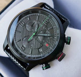 Buy Shop Gucci G Timeless Chronograph Black Dial Black Leather Strap Watch For Men - YA126244 USA Online