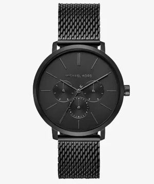 Buy Shop Michael Kors Irving Quartz Black Dial Black Mesh Bracelet Watch For Men - MK8742 USA Online