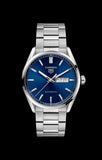 Buy Shop Tag Heuer Carrera Day Date Blue Dial Silver Steel Strap Watch for Women - WBN2012.BA0640 USA Online