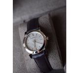 Buy Shop Burberry The City White Dial Black Leather Strap Watch for Women - BU9206 USA Online