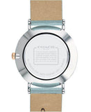 Buy Shop Coach Perry Mother of Pearl White Dial Blue Leather Strap Watch for Women - 14503271 USA Online