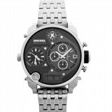 Buy Shop Diesel Mr Daddy 1.0 Black Dial Stainless Steel Stainless Watch For Men - DZ7221 USA Online