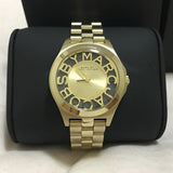 Buy Shop Marc Jacobs Henry Gold Dial Gold Steel Strap Watch for Women - MBM3292 USA Online