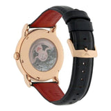 Buy Shop Emporio Armani Meccanico Silver Dial Blue Leather Strap Watch For Men - AR60009 USA Online