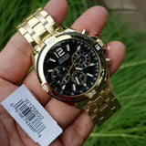 Buy Shop Guess Surge Chronograph Black Dial Silver Steel Strap Watch for Men - W1258G1 USA Online