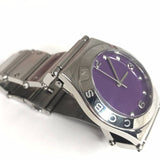 Buy Shop Marc Jacobs Purple Dial Silver Steel Strap Watch for Women - MBM3032 USA Online