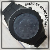 Buy Shop Marc Jacobs Pelly Black Dial Black Silicone Strap Watch for Women - MBM2567 USA Online