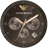 Buy Shop Emporio Armani Sport Chronograph Brown Dial Brown Stainless Steel Watch For Men - AR5890 USA Online
