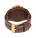 Buy Shop Fossil Nate Chronograph Blue Dial Brown Leather Strap Watch for Men - JR1505 USA Online