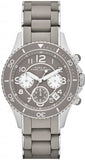 Buy Shop Marc Jacobs Rock Chronograph Grey Dial Grey Silicone Strap Watch for Women - MBM2595 USA Online