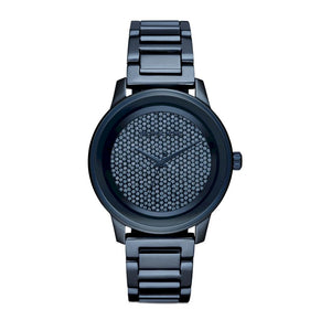 Buy Shop Michael Kors Kinley Blue Dial Blue Steel Strap Watch for Women - MK6246 USA Online