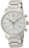 Buy Shop Calvin Klein City White Dial Silver Steel Strap Watch for Men - K2G27146 USA Online
