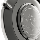 Buy Shop Daniel Wellington Classic Sheffield Black Dial Black Leather Strap Watch For Women - DW00100145 USA Online