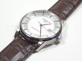 Buy Shop Tissot Luxury Powermatic 80 Silver Dial Brown Leather Strap Watch For Men - T086.407.16.031.00 USA Online